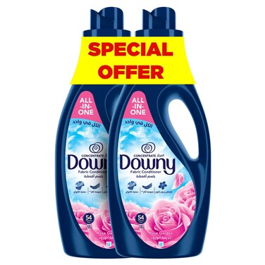 Downy Concentrate Fabric Conditioner, Rose Garden, 2L Pack of 2