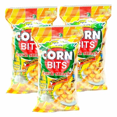 دابل يو أل أوريجنل قطع ذرة بنكهة الثوم، حزمة من 3، 70 غرام