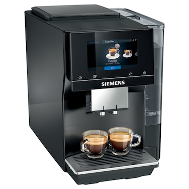 Siemens EQ700 Fully Automatic Coffee Machine TP713GB9, 1500 W, 2.4 L, Piano Black, Plastic, Electric
