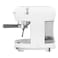 Smeg 50&#39;s Style Espresso Coffee Machine with Steam Wand ECF02WHUK, 1350 W, 1.1 L, White, Plastic, Electric