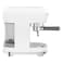 Smeg 50&#39;s Style Espresso Coffee Machine with Steam Wand ECF02WHUK, 1350 W, 1.1 L, White, Plastic, Electric
