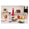 Smeg 50's Style Hand Blender Set HBF03RDUK, 1.4 L and 0.5 L, 700 W, Variable Speeds, Red