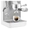 Smeg Collezione Espresso Coffee Machine with Pump EMC02WHMUK, 1700 W, 1.7 L, White, Stainless Steel and Plastic, Electric