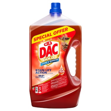 Dac Gold Multi-Purpose Disinfectant and Liquid Cleaner, Arabian Oud, 4 L