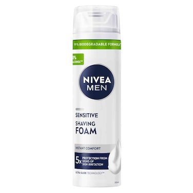 نيفيا رغوة الحلاقة للبشرة الحساسة بالبابونج والهاماميليس 200 ملل