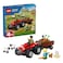 Lego City Red Farm Tractor with Trailer and Sheep Building Toy 60461