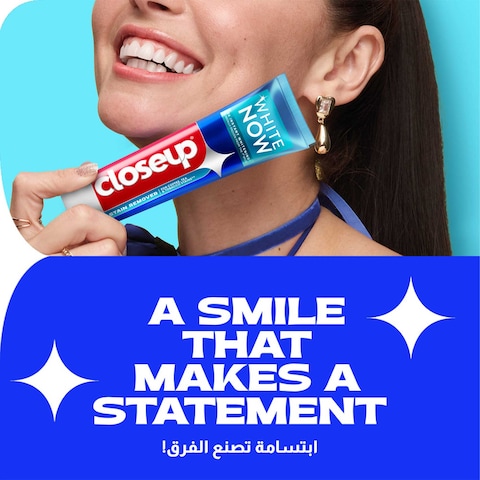 كلوز أب وايت ناو معجون أسنان، مزيل البقع، 75 ملل