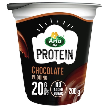 Arla Protein No Added Sugar Chocolate Pudding, 200g