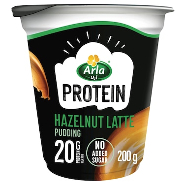 Arla Protein No Added Sugar Hazelnut Latte Pudding 200g