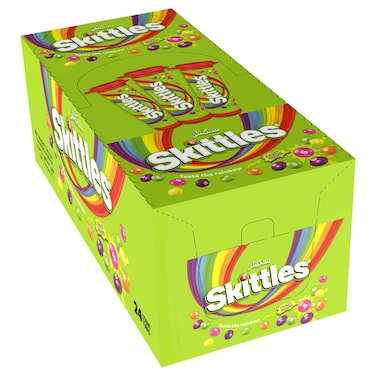 Skittles Crazy Sours Candy Tubes, 30.6g Pack of 24