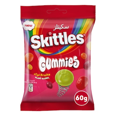 Skittles Gummies Fruits Candy 60g