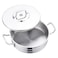 Korkmaz Astra 2, Stainless Steel Low Casserole, Induction Base, Silver, 28 cm, 6 L