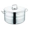 Korkmaz Astra 2, Stainless Steel Casserole, Induction Base, Silver, 40 cm, 31 L