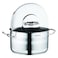 Korkmaz Astra 2, Stainless Steel Casserole, Induction Base, Silver, 40 cm, 31 L