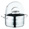 Korkmaz Astra 2, Stainless Steel Low Casserole, Induction Base, Silver, 40 cm, 6 L