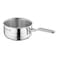 Korkmaz Astra 2, Stainless Steel Saucepan, Induction Base, Silver, 14 cm, 1 L
