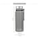 Borosil Aquafit, Water Bottle, Grey, 830ml