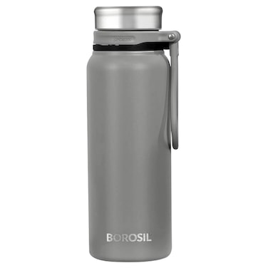 Borosil Aquafit, Water Bottle, Grey, 830ml