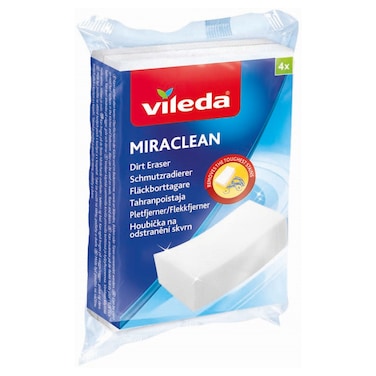 Vileda Miraclean Dirt Eraser, Pack of 4