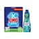 Omo Automatic Powder Laundry Detergent,  Active, 2.25 KG + Comfort Concentrated Fabric Softener, Blue Love, 700ml