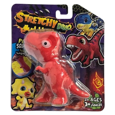ستراتشي دينو لعبة ديناصور مفاجأة قابلة للتمدد، مجموعة من 6 قطع