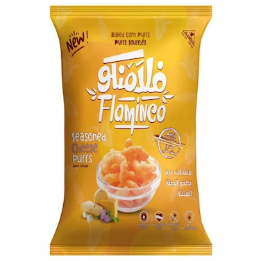 Kuche Flamingo Seasoned Cheese Puffs, 50g