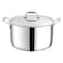 Vinod Platinum Triply, Stainless Steel Biryani Pot with Lid, 30cm