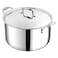Vinod Platinum Triply, Stainless Steel Biryani Pot with Lid, 30cm