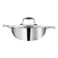 Vinod Platinum Triply, Stainless Steel and Aluminium Kadai, 28cm