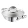 Vinod Platinum Triply, Stainless Steel and Aluminium Kadai, 28cm