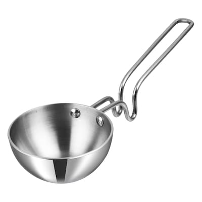Vinod Platinum Triply, Stainless Steel Tadka Pan, Large