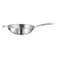 Vinod Platinum Triply, Stainless Steel Wok, 26cm