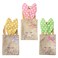 Party Magic Easter Bunny Jute Bags, Assorted, 12x15cm