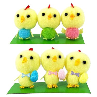 Party Magic Easter Chick Decorations, Assorted