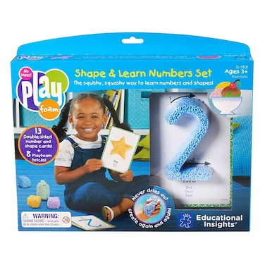 Educational Insights Playfoam Shape and Learn Numbers Set