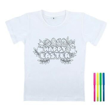 بارتي ماجيك تي شيرت رسم يدوي لحفلة عيد الفصح، صغير