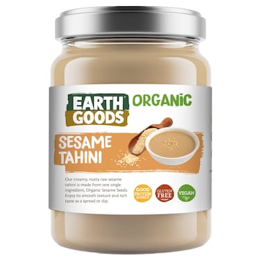 إيرث غودز طحينة السمسم العضوية الخالية من الغلوتين 400 غرام