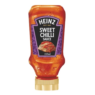 Heinz Sweet Chilli Sauce Top Down Squeezy Bottle, 225ml