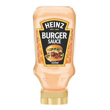 هاينز صلصة برغر، زجاجة قابلة للضغط من الأعلى للأسفل، 225 ملل