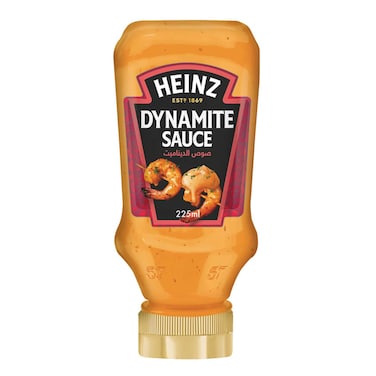 هاينز صلصة ديناميت، زجاجة قابلة للضغط من الأعلى للأسفل، 225 ملل