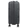 American Tourister Instagon Double Wheel Spinner Expandable GT Luggage Hard Trolley, Dark Grey, 55cm