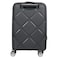American Tourister Instagon Double Wheel Spinner Expandable GT Luggage Hard Trolley, Dark Grey, 55cm