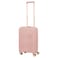 American Tourister Instagon Double Wheel Spinner Expandable GT Luggage Hard Trolley, Peach Blossom, 55cm