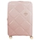 American Tourister Instagon Double Wheel Spinner Expandable GT Luggage Hard Trolley, Peach Blossom, 69cm