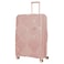 American Tourister Instagon Double Wheel Spinner Expandable GT Luggage Hard Trolley, Peach Blossom, 81cm