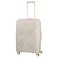 American Tourister Instagon Double Wheel Spinner Expandable GT Luggage Hard Trolley, Cream, 69cm