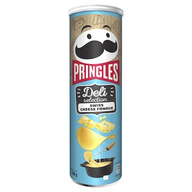 Pringles Deli Selection Swiss Cheese Fondue Potato Chips, 200g
