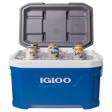 Igloo Latitude Cooler Box, Indigo Blue, 52 Quart