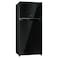 Toshiba Top Mount Freezer Refrigerator GR-RT835WE-(XK), Black Glass, 611 L, 2 Doors