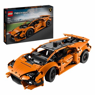 Lego Technic Lamborghini Huracan Tecnica Building Block Toys Set 42196, Orange